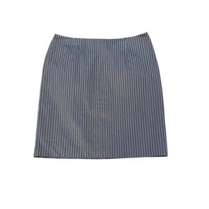 Talbots‎ Brown And What Pinstripe Pencil Skirt Size 18 Italian Fabric Career